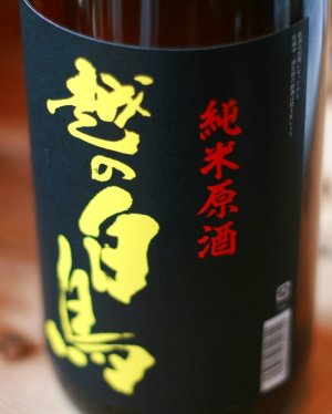 画像1: 越の白鳥　特別純米酒　Yellow　1.8L　